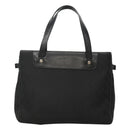 CELINE C Macadam Canvas Hand Bag Black Auth ep7965-3