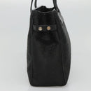 CELINE C Macadam Canvas Hand Bag Black Auth ep7965-3