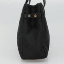 CELINE C Macadam Canvas Hand Bag Black Auth ep7965-4