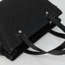 CELINE C Macadam Canvas Hand Bag Black Auth ep7965-6