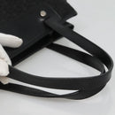 CELINE C Macadam Canvas Hand Bag Black Auth ep7965-7