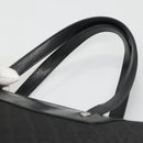 CELINE C Macadam Canvas Hand Bag Black Auth ep7965-8