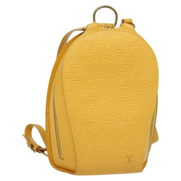 LOUIS VUITTON Epi Mabillon Backpack Yellow M52239 LV Auth ep7969