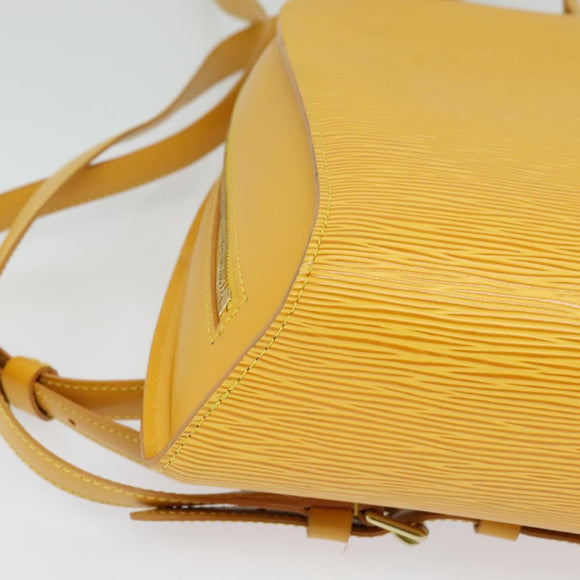 LOUIS VUITTON Epi Mabillon Backpack Yellow M52239 LV Auth ep7969
