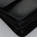 LOUIS VUITTON Epi Bicolor Free Run Shoulder Bag Black Blue M52415 LV Auth ep7970-8