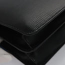 LOUIS VUITTON Epi Bicolor Free Run Shoulder Bag Black Blue M52415 LV Auth ep7970-16