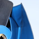 LOUIS VUITTON Epi Bicolor Free Run Shoulder Bag Black Blue M52415 LV Auth ep7970-25