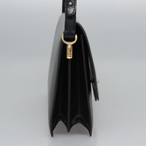 LOUIS VUITTON Epi Bicolor Free Run Shoulder Bag Black Blue M52415 LV Auth ep7970