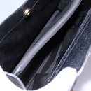 GUCCI Bamboo Hand Bag Leather Black Gold 002 1095 0260 Auth ep7975-10