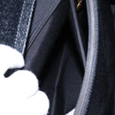 GUCCI Bamboo Hand Bag Leather Black Gold 002 1095 0260 Auth ep7975-21