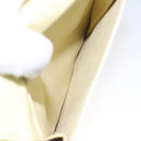 LOUIS VUITTON Monogram Vernis Motto Pouch Lime Yellow M91059 LV Auth ep7977-21