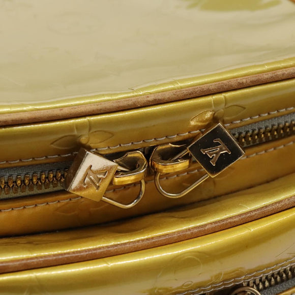 LOUIS VUITTON Monogram Vernis Wooster Shoulder Bag Gris M91036 LV Auth ep7979