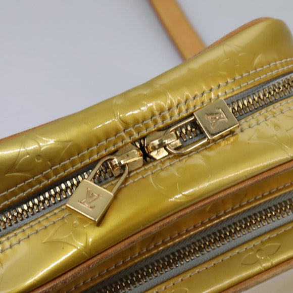 LOUIS VUITTON Monogram Vernis Wooster Shoulder Bag Gris M91036 LV Auth ep7979