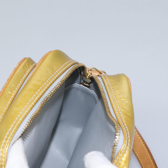 LOUIS VUITTON Monogram Vernis Wooster Shoulder Bag Gris M91036 LV Auth ep7979