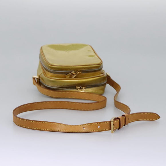 LOUIS VUITTON Monogram Vernis Wooster Shoulder Bag Gris M91036 LV Auth ep7979