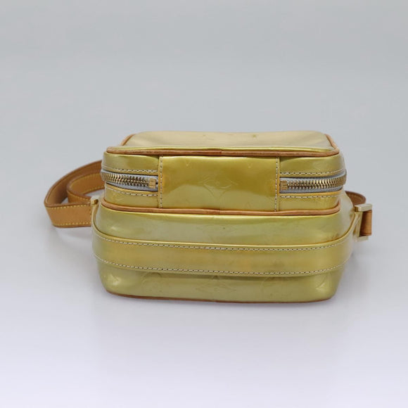 LOUIS VUITTON Monogram Vernis Wooster Shoulder Bag Gris M91036 LV Auth ep7979