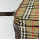 Burberrys Nova Check Business Bag Canvas Beige Auth ep7983-14