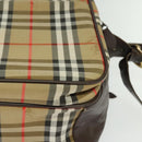 Burberrys Nova Check Business Bag Canvas Beige Auth ep7983-15