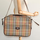 Burberrys Nova Check Business Bag Canvas Beige Auth ep7983-26