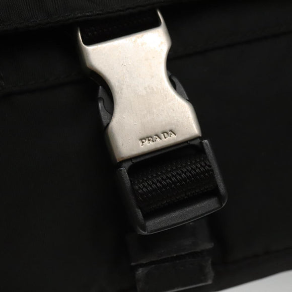 PRADA Shoulder Bag Nylon Black Auth ep7984