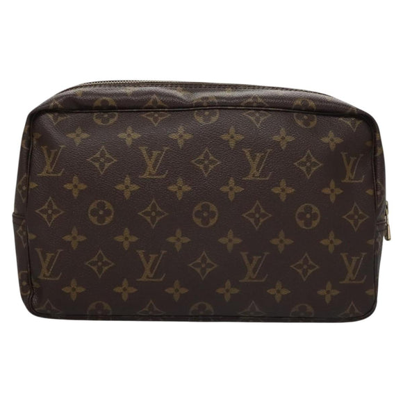 LOUIS VUITTON Monogram Trousse Toilette 28 Clutch Bag M47522 LV Auth ep7991