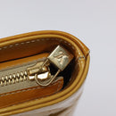 LOUIS VUITTON Monogram Vernis Houston Hand Bag Beige M91004 LV Auth ep7999-18