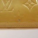 LOUIS VUITTON Monogram Vernis Houston Hand Bag Beige M91004 LV Auth ep7999-3
