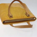 LOUIS VUITTON Monogram Vernis Houston Hand Bag Beige M91004 LV Auth ep7999-7