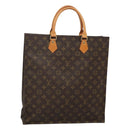 LOUIS VUITTON Monogram Sac Plat Hand Bag M51140 LV Auth ep8010-1