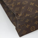 LOUIS VUITTON Monogram Sac Plat Hand Bag M51140 LV Auth ep8010-14