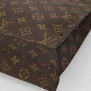 LOUIS VUITTON Monogram Sac Plat Hand Bag M51140 LV Auth ep8010-15