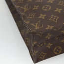 LOUIS VUITTON Monogram Sac Plat Hand Bag M51140 LV Auth ep8010-16