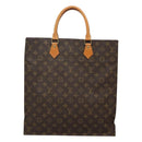LOUIS VUITTON Monogram Sac Plat Hand Bag M51140 LV Auth ep8010-2
