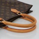 LOUIS VUITTON Monogram Sac Plat Hand Bag M51140 LV Auth ep8010-7