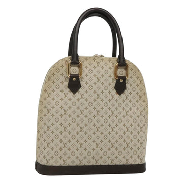 LOUIS VUITTON Monogram Mini Alma Haut Hand Bag Khaki M92203 LV Auth ep8029
