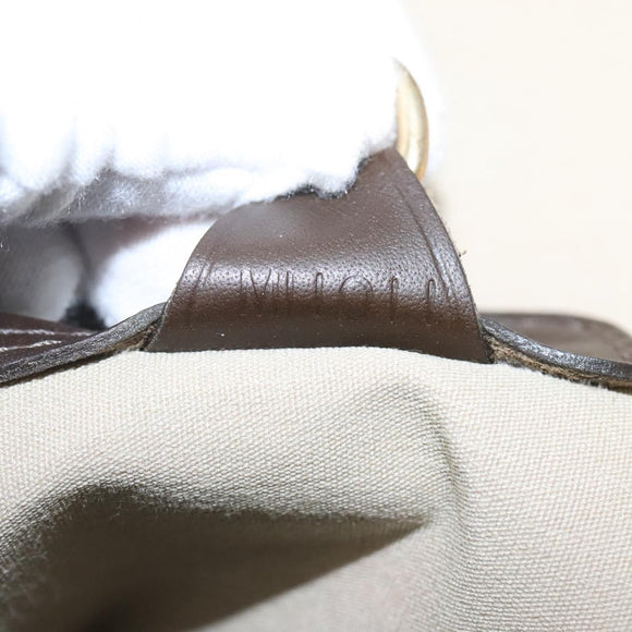 LOUIS VUITTON Monogram Mini Alma Haut Hand Bag Khaki M92203 LV Auth ep8029