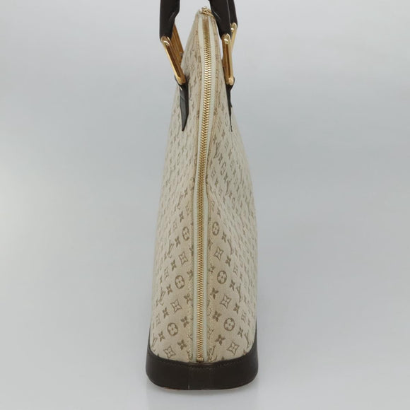 LOUIS VUITTON Monogram Mini Alma Haut Hand Bag Khaki M92203 LV Auth ep8029