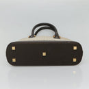 LOUIS VUITTON Monogram Mini Alma Haut Hand Bag Khaki M92203 LV Auth ep8029-5