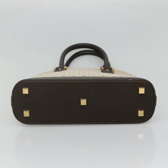 LOUIS VUITTON Monogram Mini Alma Haut Hand Bag Khaki M92203 LV Auth ep8029