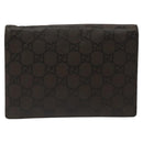 GUCCI GG Canvas Clutch Bag Brown Auth ep8047-3