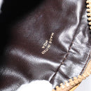 CELINE Macadam Canvas Shoulder Bag PVC Beige Gold Auth ep8051-12