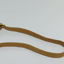 CELINE Macadam Canvas Shoulder Bag PVC Beige Gold Auth ep8051-8