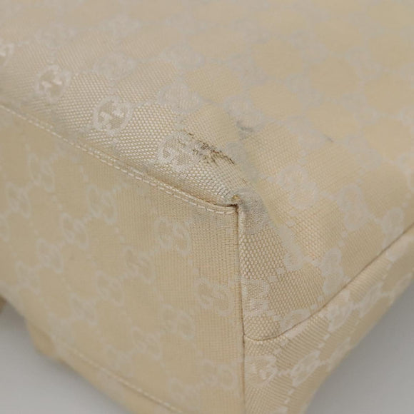 GUCCI GG Canvas Shoulder Bag Beige 002 1076 3754 Auth ep8068