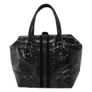 GUCCI Horsebit Hand Bag Enamel Navy 146002 Auth ep8079-3