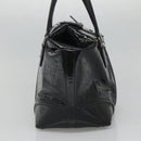 GUCCI Horsebit Hand Bag Enamel Navy 146002 Auth ep8079-4