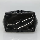 GUCCI Horsebit Hand Bag Enamel Navy 146002 Auth ep8079-9