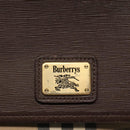 Burberrys Nova Check Shoulder Bag Canvas Beige Gold Auth ep8091-14