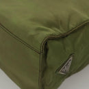 PRADA Shoulder Bag Nylon Khaki Auth ep8092-13