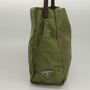 PRADA Shoulder Bag Nylon Khaki Auth ep8092-5