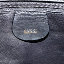 GUCCI Horsebit Shoulder Bag Leather Black Auth ep8101-18